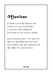 Fabula Rasa – Drei bebilderte Moralien von Ellen Gorzelany. Seite 6