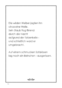 Fabula Rasa – Drei bebilderte Moralien von Ellen Gorzelany. Seite 10