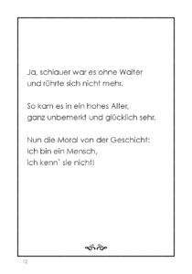 Fabula Rasa – Drei bebilderte Moralien von Ellen Gorzelany. Seite 12